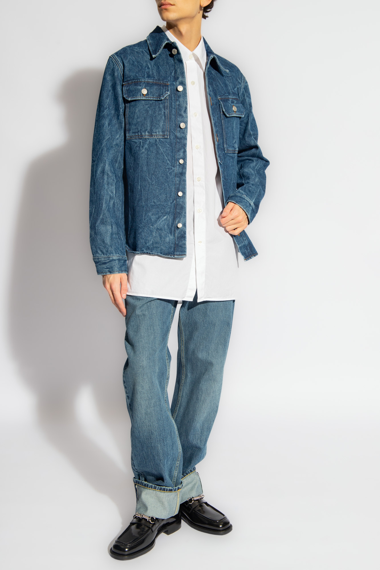 SchaferandweinerShops KR - White Oversize shirt Dries Van
